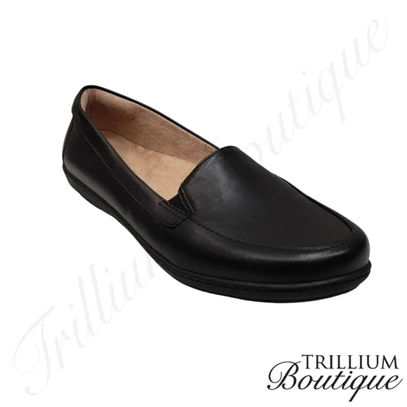 SOUL Naturalizer Zapato Loafer Black New in Box Leather Upper - Picture 5 of 13